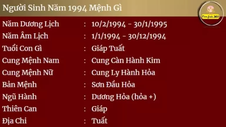sinh nam 1994 menh gi