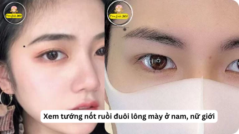 Xem tướng nốt ruồi dưới lông mày ở nam nữ giới