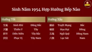 Sinh Nam 1954 Hop Huong Bep Nao