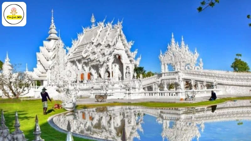 Chùa Trắng Wat Rong Khun ở Thái Lan