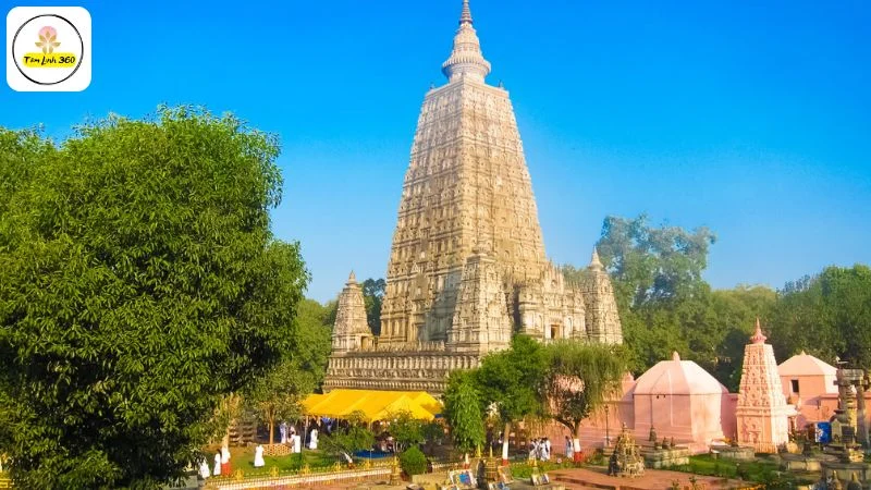 Đền Mahabodhi ở Ấn Độ nơi Đức Phật thành đạo