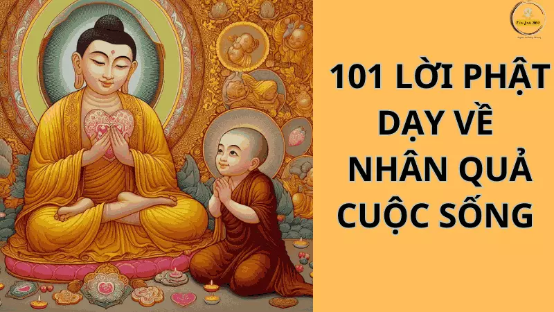 101 lời Phật dạy về nhân quả, cuộc sống an nhiên năm 2023