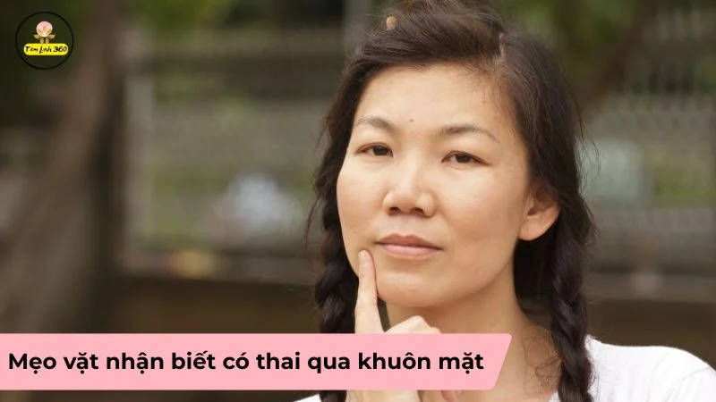 Mẹo vặt nhận biết có thai qua khuôn mặt