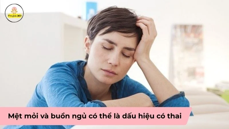 Mệt mỏi và buồn ngủ có thể là dấu hiệu có thai