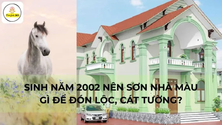 Sinh năm 2002 nên sơn nhà màu gì để đón lộc, cát tường?