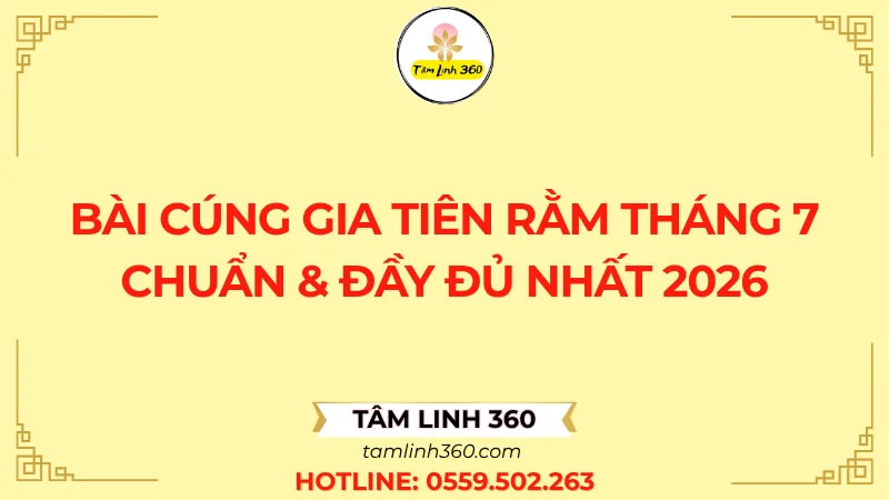Ảnh đại diện bài cúng gia tiên Rằm tháng 7 2026