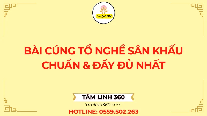 Ảnh đại diện bài cúng Tổ nghề sân khấu