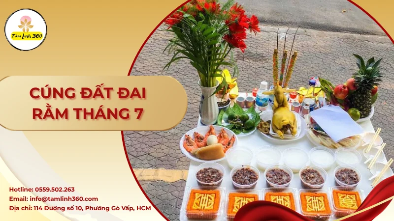 Ảnh đại diện cúng đất đai Rằm tháng 7