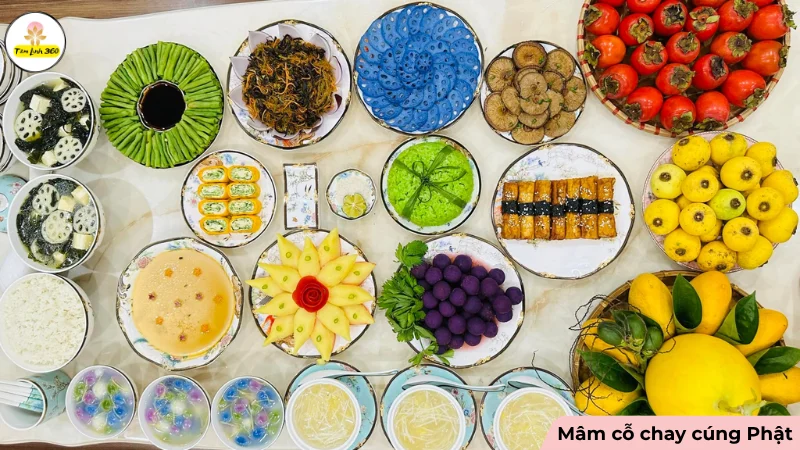 Chuẩn bị mâm cúng chay cúng Phật rằm tháng 7