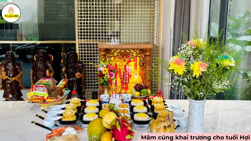 chuan bi mam cung khai truong cho tuoi dan Chuẩn bị mâm cúng khai trương tuổi Dần