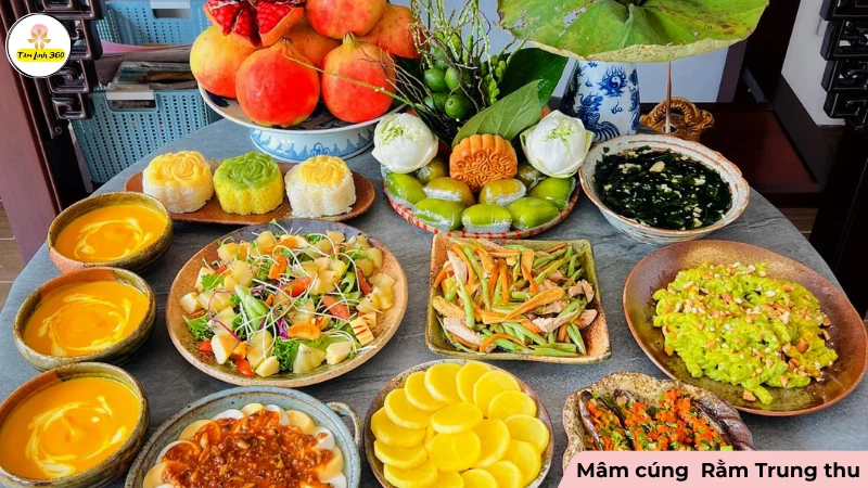 Làm mâm cúng Rằm Trung thu 