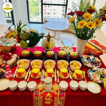 mam cung dat dai day du Mâm cúng đất đai đầy đủ