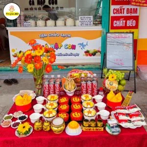 mam cung khai truong tiem chao Mâm cúng khai trương tiệm cháo