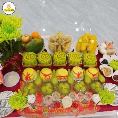 mam cung ong tao day du le vat Mâm cúng ông Táo đầy đủ lễ vật