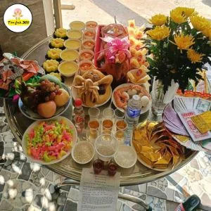 mam cung ram thang 7 day du Mâm cúng rằm tháng 7 đầy đủ