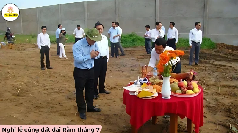 nghi le cung dat dai ram thang 7 dung Nghi lễ cúng đất đai Rằm tháng 7