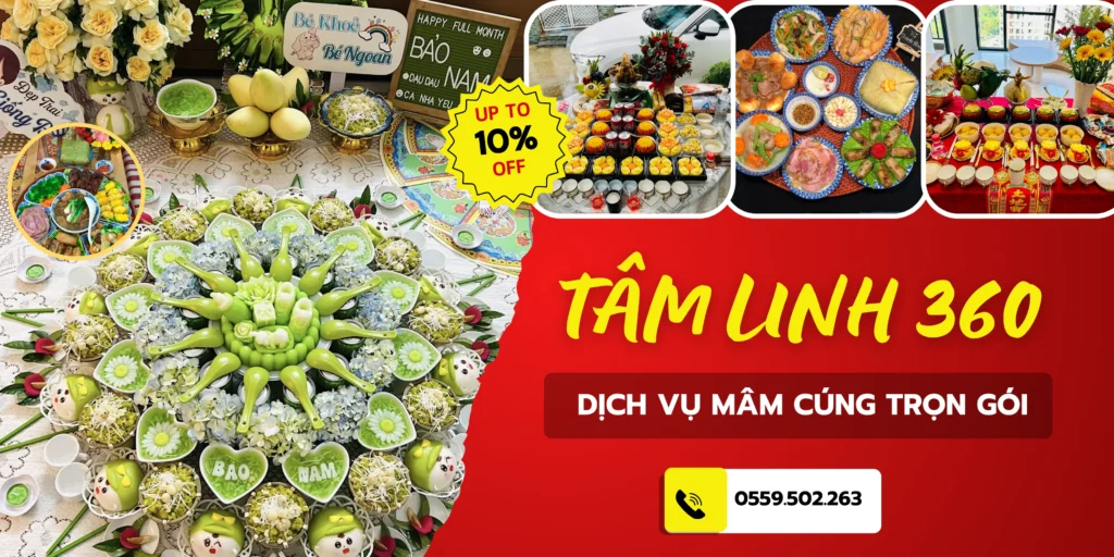 Tâm Linh 360 - Chuyên cung cấp Mâm Cúng, Lễ Vật Trọn Gói