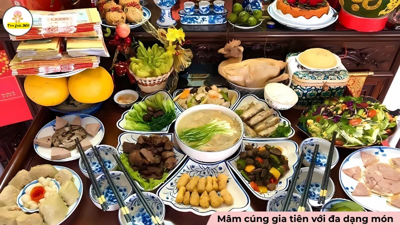 Ý nghĩa các loại lễ vật trên mâm cúng gia tiên chi tiết nhất