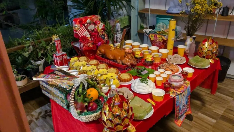 y nghia cua cac le vat tren mam tat nien Mâm cúng Tất niên đầy đủ và chi tiết